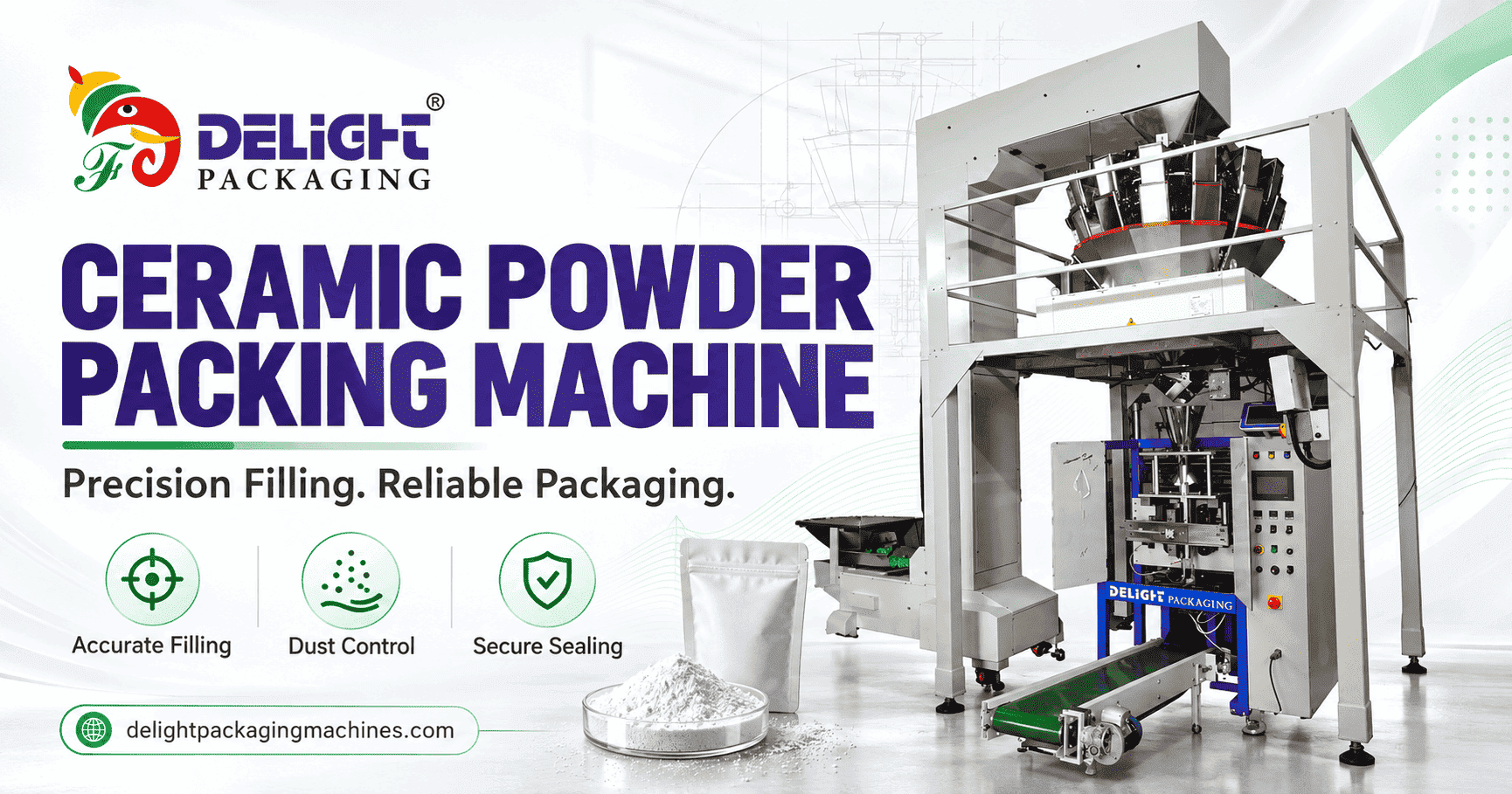 Ceramic Powder packing machine