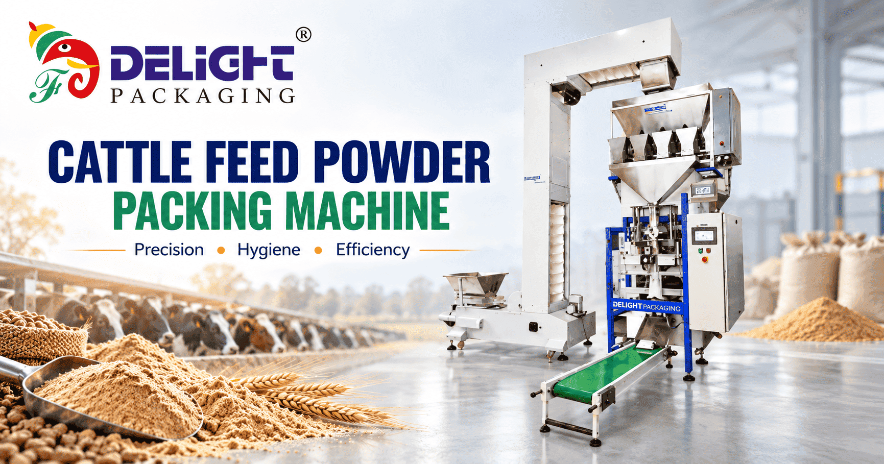 Cattle Feed Powder packing machine